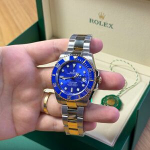 rolex submariner date "bluesy" two tone 126613lb | ref. 004