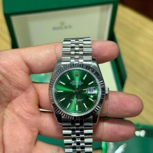 rolex datejust green dial | ref. 023